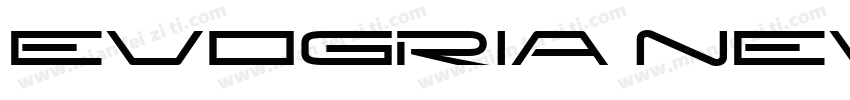 Evogria New Regular字体转换